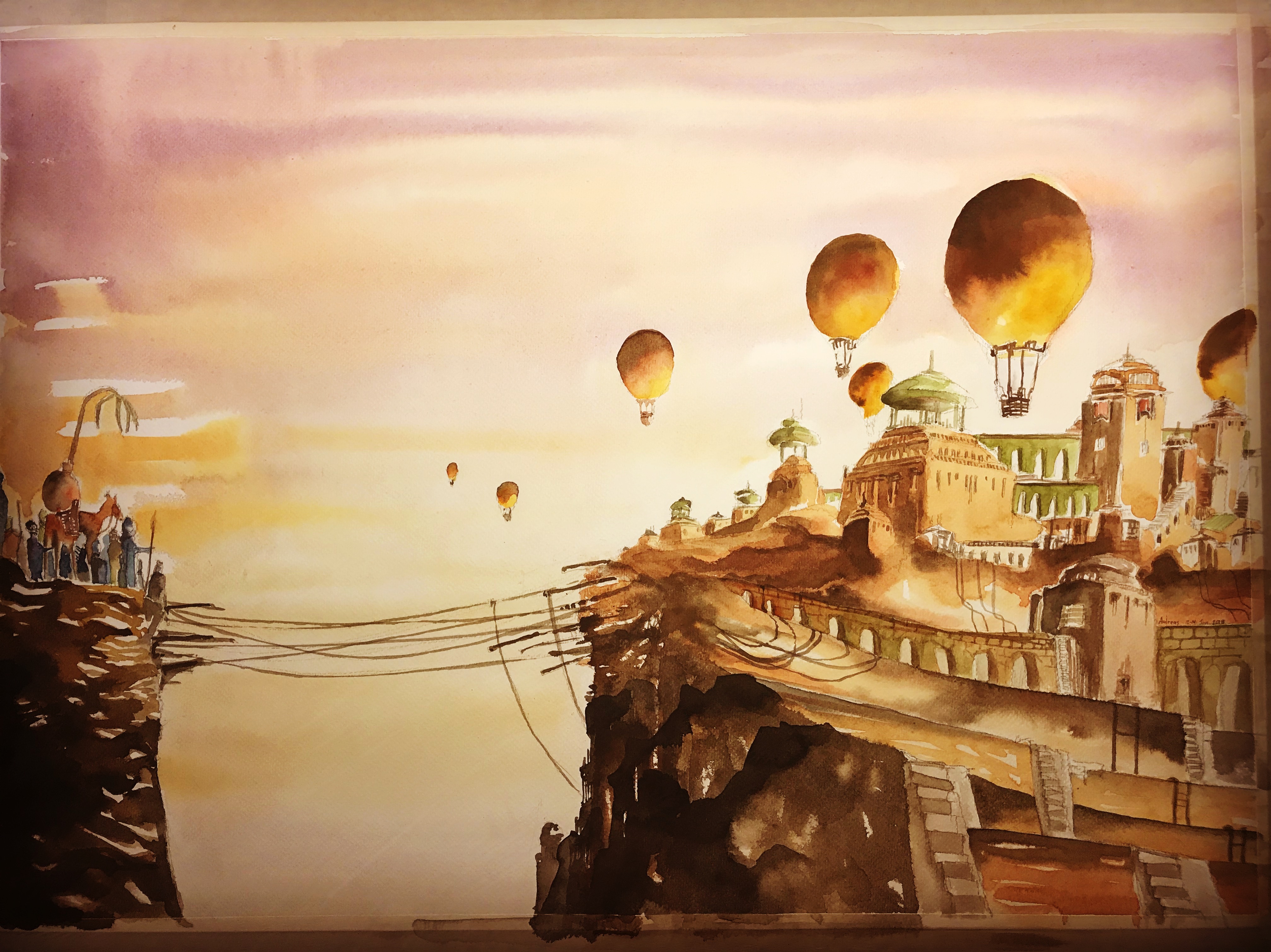 Ballonger, 50 x 70 cm